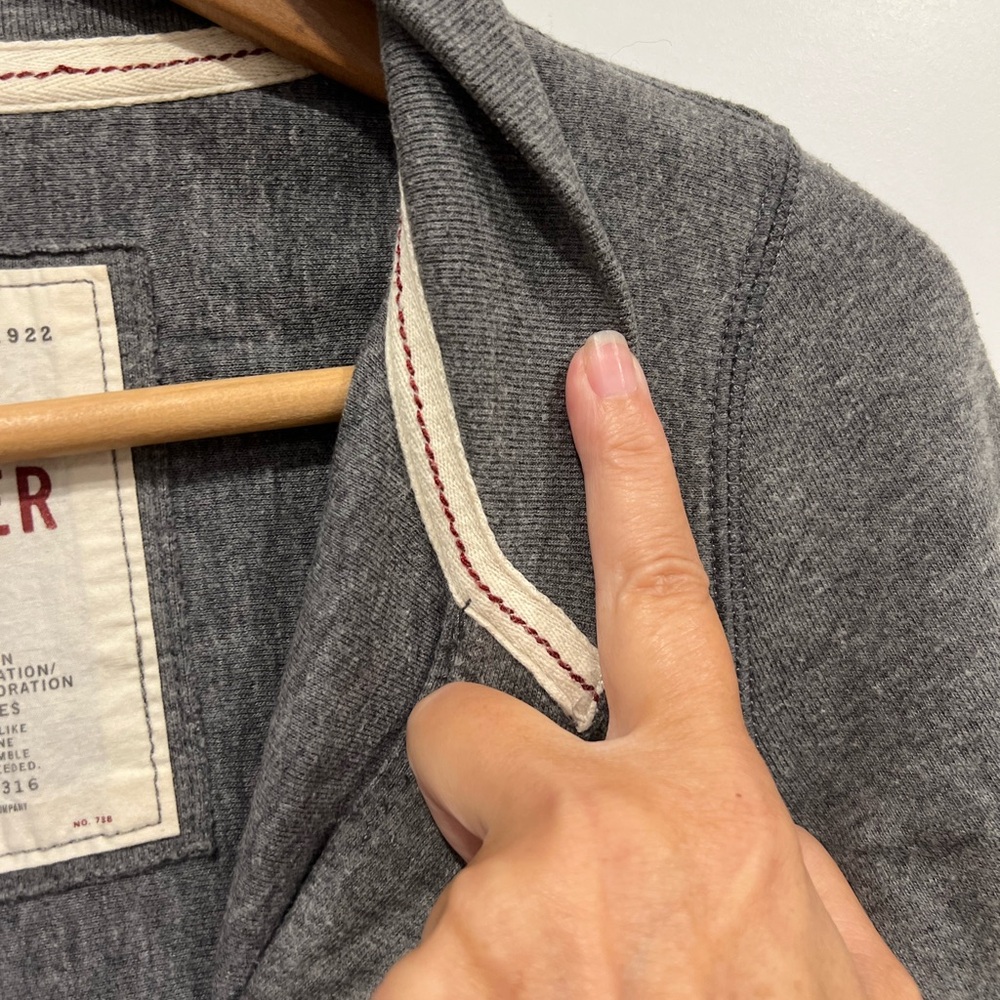 Hollister Women's Charcoal Bomber Jacket - Picture 8 of 12